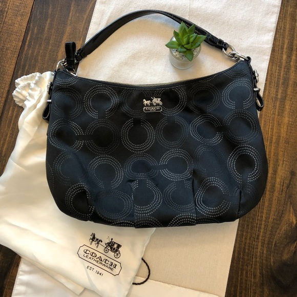Black Coach purse - Picture 1 of 13